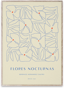 Poster Flores Nocturnas 01 By Berenice Hernandez