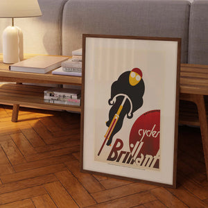 Poster Cassandre Cycles Brillant