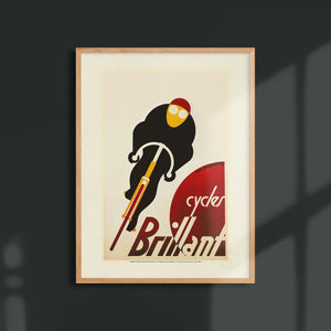 Poster Cassandre Cycles Brillant