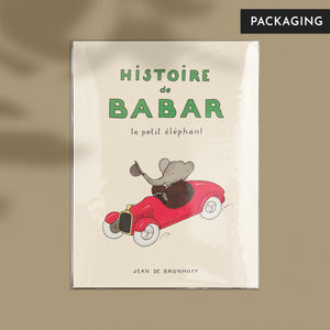 affiche histoire de babar le petit elephant